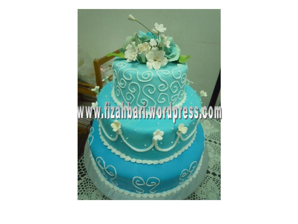 another wedding cake ordered by yana on her wedding daythnx ya